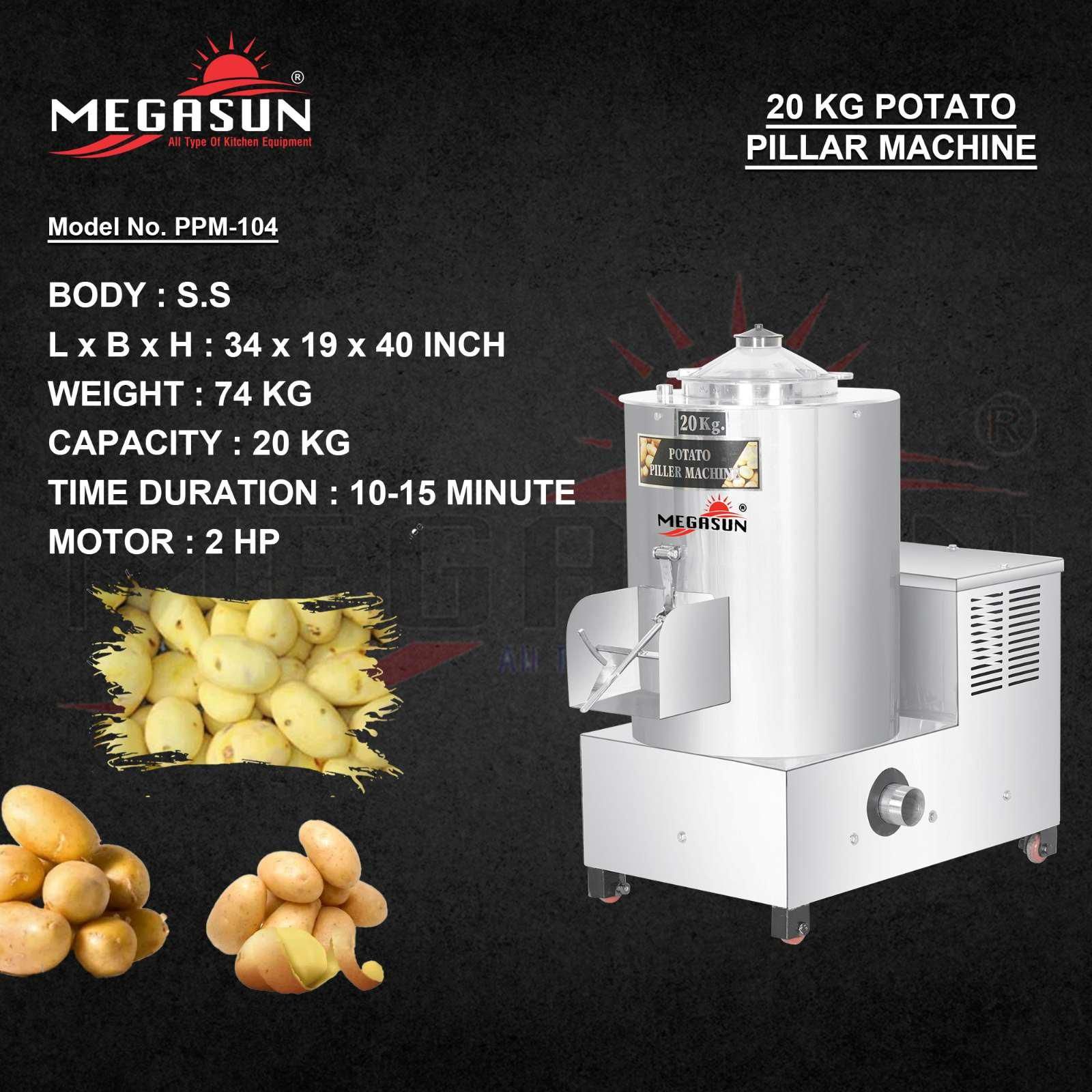 Agarwal Crockery House - 20 KG Potato Pillar Machine   Model PPM-104